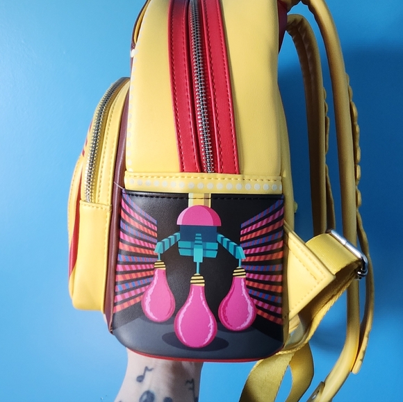 Loungefly Multicolor Circus Clown Mini Backpack - Picture 3 of 4
